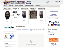 Tablet Screenshot of mandogarage.com